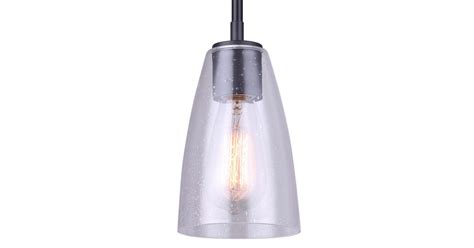 Canarm IPL1013A01BK Kona 5" Wide Mini Pendant | Build.com