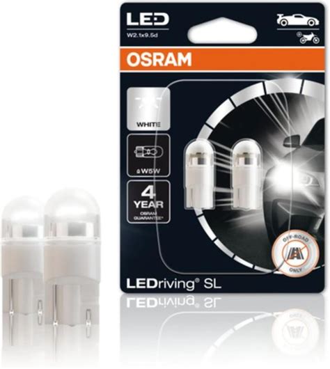 OSRAM LEDriving® SL, ≜ W5W, White 6000K, LED signal lamps, Off-road ...