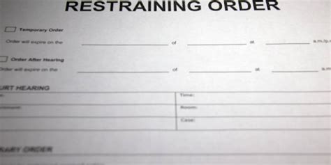 Image result for How to File a Restraining Order