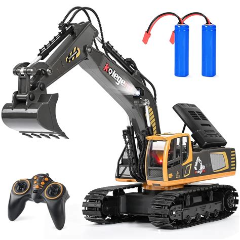 kolegend Remote Control Excavator Construction Toys for Boys, Rc ...