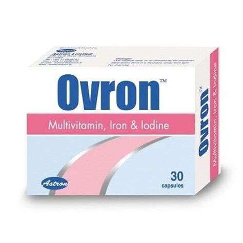 Ovron | 45mg | Reduces Hair Fall in Women | 30 Capsules | Buy Online at ...