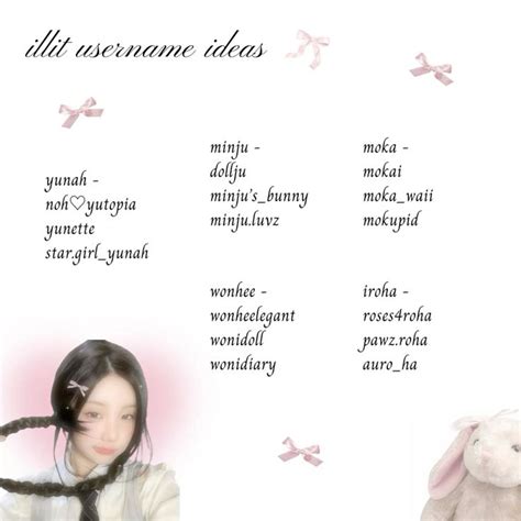 illit username ideas | Aesthetic usernames, Aesthetic user name ideas, Instagram username ideas
