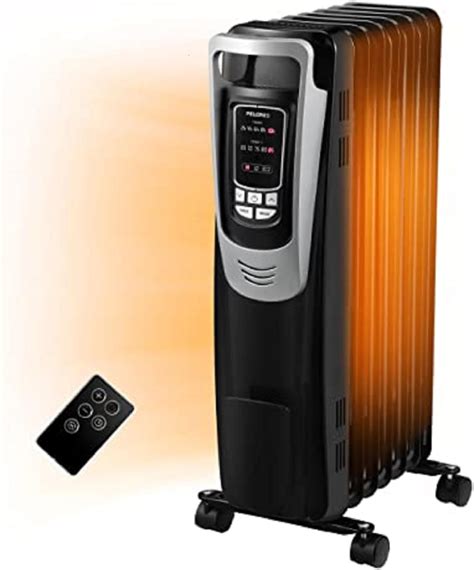 PELONIS Electric 1500W Oil Filled Radiator Heater with Safety ...