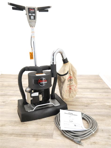 CLARKE AMERICAN OBS-18 SQUARE BUFF FLOOR SANDER — Gazelle Power Equipment