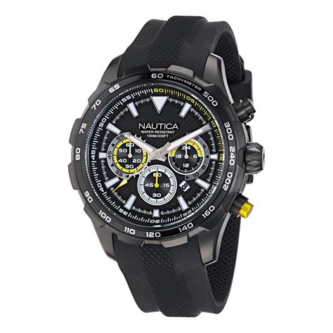 Nautica NST Black Round Dial Quartz Analog Men Watch - NAPNSF306 - At ...