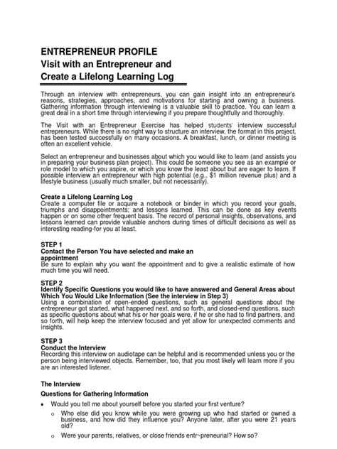 Example of Entrepreneur Profile 的图像结果