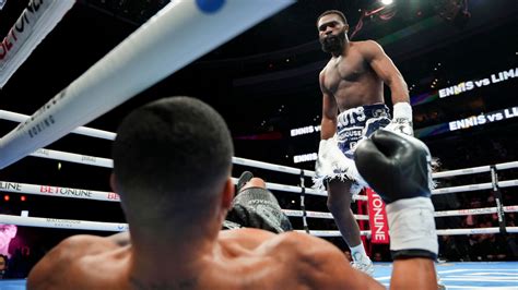 Jaron Ennis destroys Uisma Lima inside two minutes to win WBA interim ...