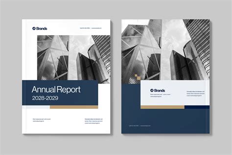 Annual Report Brochure Template - BrandPacks