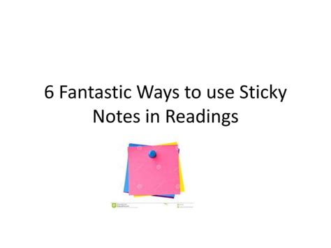 Image result for Sticky Notes 101