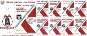 DAMS DENTAL Companion Series Combo Pack-Set Of 9 Books (19 Subjects ...
