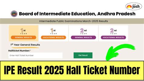 [లింక్ ఇక్కడ] IPE Result 2025 Hall Ticket Number: Check BIEAP 1st and ...