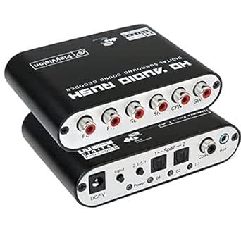 VOOCME 5.1 Channel HD Audio Rush, Digital Sound Decoder Converter ...