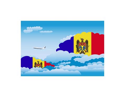 Moldova Flags Day Clouds Canvas Print Framed – City Posters Plus