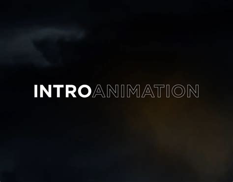 Intro Animations on Behance