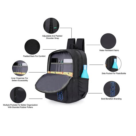 United Colors of Benetton Arcade Back to School Backpack — BAGLINE