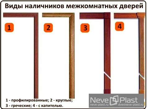 Ширина наличника межкомнатной двери: как выбрать