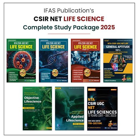 Buy IFAS CSIR NET Life Science Books - Complete Study Materials ( 7 ...