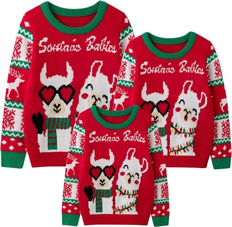 WIPONKEN Ugly Christmas Sweater for Women 2024 Funny Christmas Sweater ...