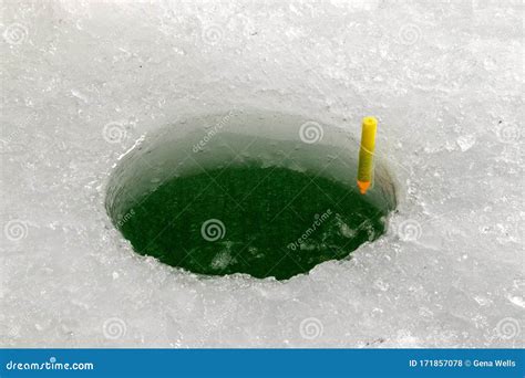 Ice Fishing on Sherman Reservoir Stock Photo - Image of angler, america ...