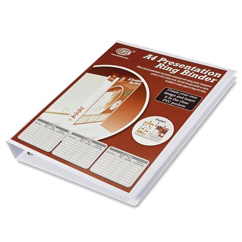 FIS Presentation Binder 3D Ring, A4 Size, 25mm Ring Size, 1.50 Inch ...
