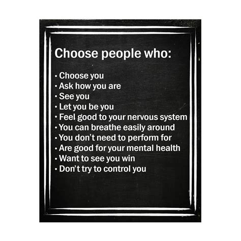 Buy 34;Choose People Who Choose You" Inspirational Quotes Wall Art -8 x ...