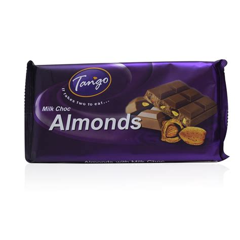 Tango Chocolate - Milk Choc Almond, 140g Pack : Amazon.in: Grocery ...