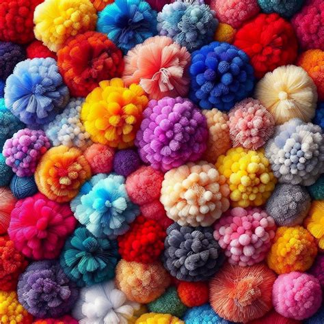 Types of Yarn Pom Poms