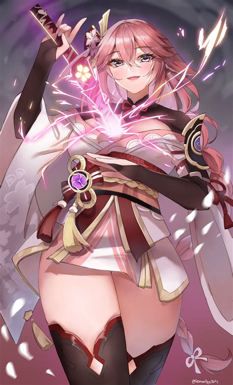 Yae Miko - Genshin Impact - Image by レモンT #4135605 - Zerochan Anime ...