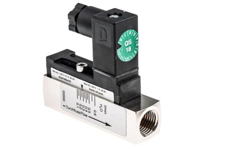 RS PRO | RS PRO Piston Inline Flow Switch for Liquid, 0.1 L/min Min, 0. ...
