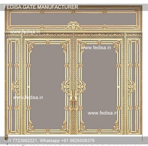 Modern Gate Design Main Gate Railing Design Modern Iron Pipe Gate ...