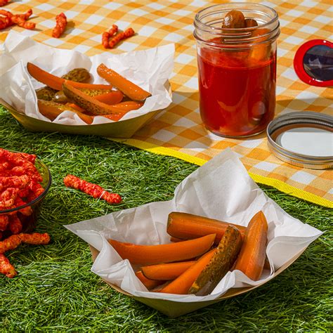 CHEETOS® FLAMIN' HOT® Infused Dill Pickle Spears | Cheetos