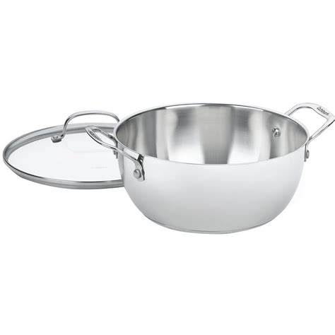 CUISINART Glass, Stainless Steel, Aluminium Multi-purpose Pot With ...
