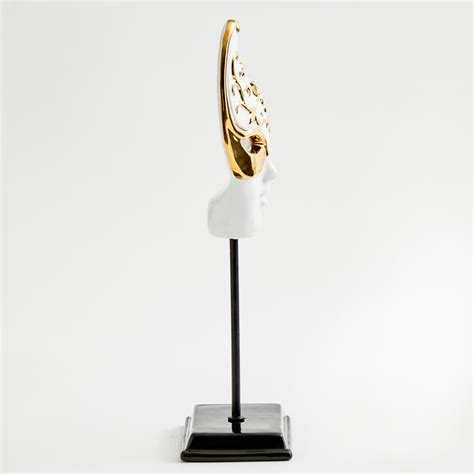 Buy Vitara Ceramic Mask Table Accent from Home Centre at just INR 1499.0