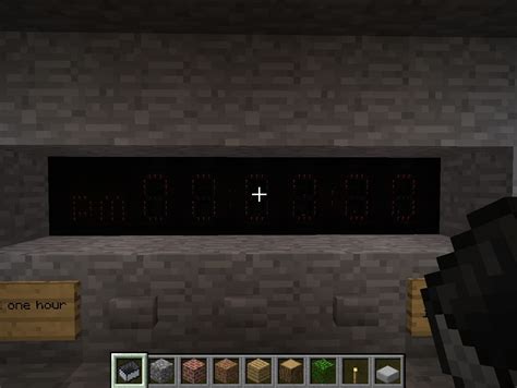Image result for Minecraft Digital Clock Tutorial