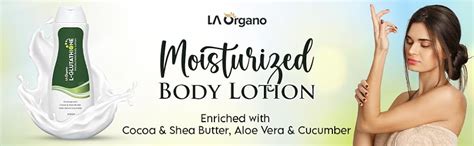 Buy LA Organo Shea Cocoa Butter Moisturized Body Lotion with L ...