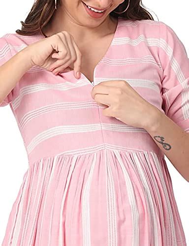 Buy Pavisa Women’s Cotton Maternity Dress Pregnancy Dress Easy ...