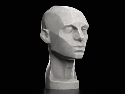 🧑‍🏫 Planes of the Head - John Asaro - 1976・ STL File for 3D printing・Cults