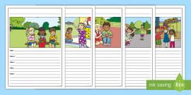 Picture and Prompts Writing Template Summer Term Pack