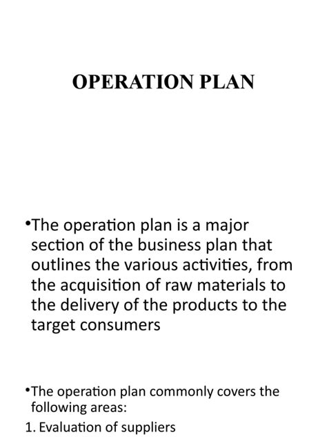 Operational Management Plan 的图像结果