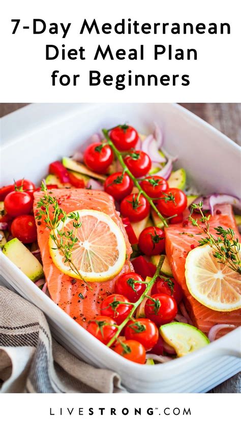 A 7-Day Meal Plan for the Mediterranean Diet | Mediterranean diet ...