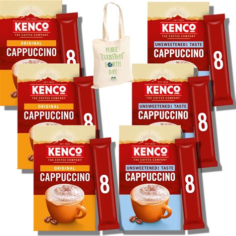 Buy Bundle of Kenco Cappuccino Coffee Sachets 6 Boxes - 3x Kenco ...