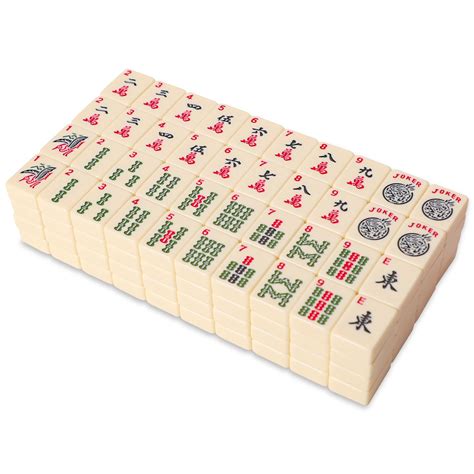 GUSTARIA Set of American Mahjong Tiles, 166 American Mah Jongg Tiles ...