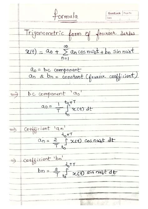Fourier series formula-merged - Electrical Engineering - GEC BHARUCH ...