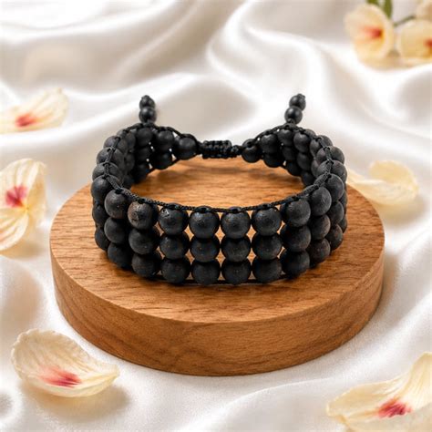 Original Karungali Kattai Triple Row Bracelet | Authentic Ebony Wood ...