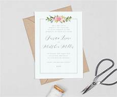 Wedding Invite Border by Country Floral Border Wedding Invitations By Project Wedding Invite Border