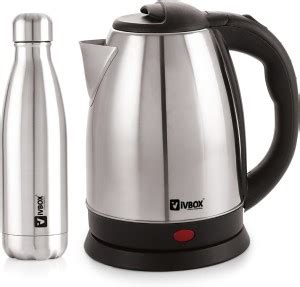iVBOX Eco-Plus 1.8-Ltr Electric Kettle Steel With 500ml Hot & Cold ...