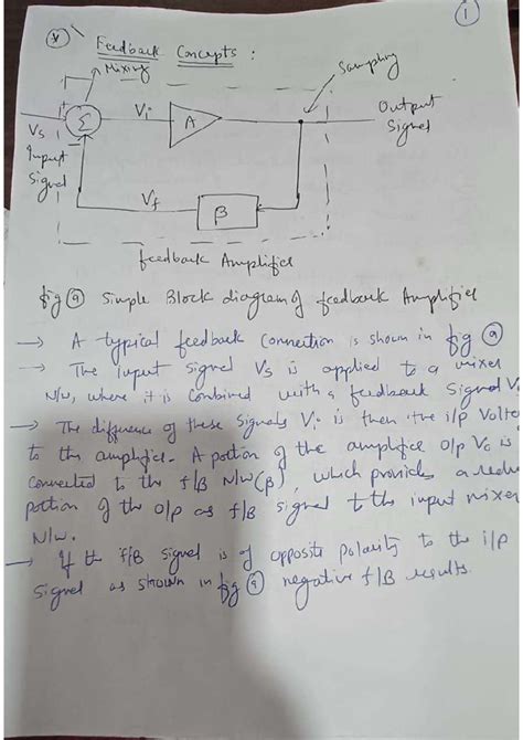 Feedback Topologies: Mixing, Sampling, and Amplifier Connections - Studocu