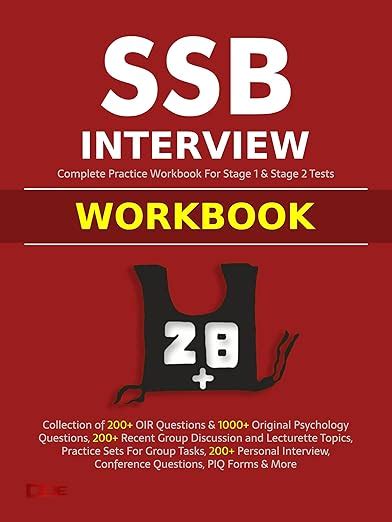 Buy SSB Interview Workbook : Complete practice of Screening Tests ...