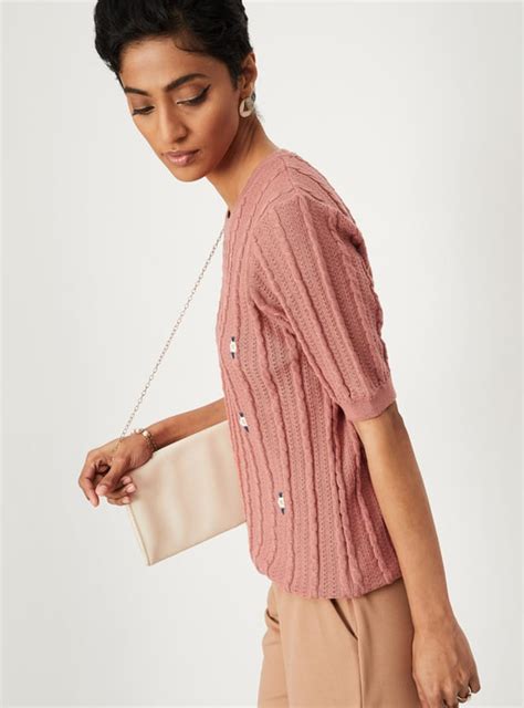 Buy Women Embroidered Scalloped Neck Top Online at just Rs. 899.0 ...