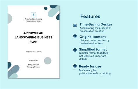 Sample Landscaping Business Plan Template in Word, PDF, Google Docs ...